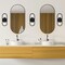 Designers Fountain Carousel 5.25in 2-Light Black Minimalist Indoor Wall Sconce D254C-2WS-BK - alternate 2